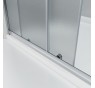 NICOL COMBI Chróm 110x90 grape Sprchovací kút s posuvnými dverami