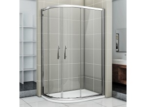 NATALI 100x80 Clear Sprchová zástena asymetrická